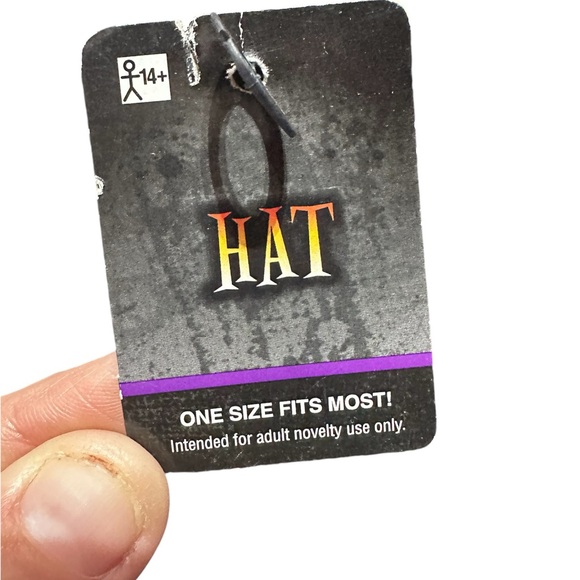 Costume USA Roaring 20s Fedora Black Pinstriped Gangster Mafia Hat NWT Halloween - Picture 3 of 6